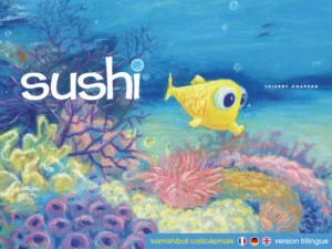 Racontez une aventure sous-marine avec Sushi, le petit poisson ! Une histoire captivante pour les enfants, idéale pour comprendre comment fonctionne le kamishibaï.