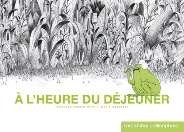 À l'heure du déjeuner : un kamishibaï enfant sur la nature. Découvrez la chaîne alimentaire à la mare avec grenouilles et insectes !