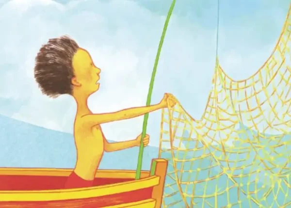Ce kamishibaï pour enfant est une invitation à la lecture et à l'aventure en mer. "La Pêche à la ligne" émerveille par ses poissons !