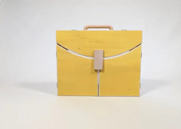 Butaï bois artisanal jaune - Format traditionnel – Image 2
