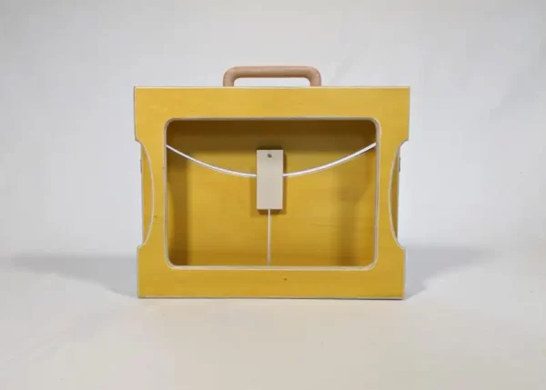 Butaï bois artisanal jaune - Format traditionnel – Image 3