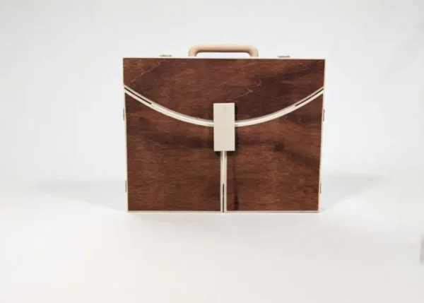 Butaï bois artisanal marron - Format traditionnel – Image 2