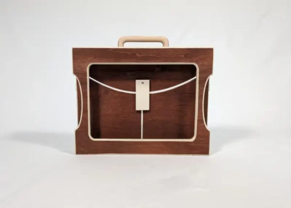 Butaï bois artisanal marron - Format traditionnel – Image 3