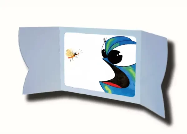 La mouche au ventre rebondi - Kami A4 avec butaï – Image 2