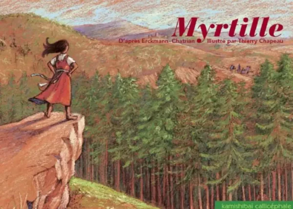 Myrtille : un kamishibaï puissant sur l'adoption et la différence. Une histoire qui se déroule en Alsace pour sensibiliser l'enfant.