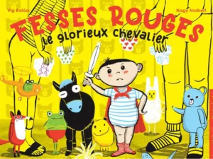 Le kamishibai "Fesses Rousses" est l'histoire parfaite pour le prêt en librairie ! Un chevalier doit vaincre dragon et couche au château.
