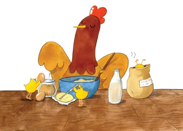 Leçon d'amitié et d'aide avec La petite poule rousse. Un kamishibaï trilingue pour butai qui ravira votre enfant !