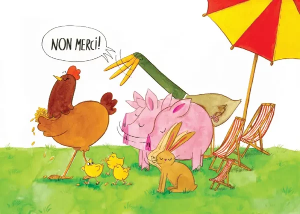 Votre enfant va adorer l'histoire de la poule rousse ! Ce kamishibai en version anglaise et allemand, pour un meilleur partage.