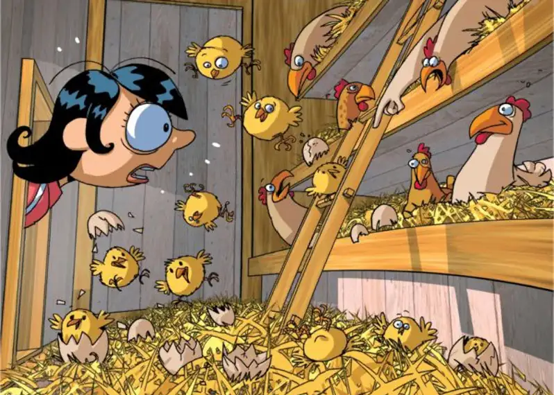 Offrez ce conte randonnée Cocorico en cadeau enfant ! Une lecture incontournable sur le coq et la vie à la ferme.