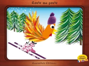 Rebecca, la poule de la ferme, a un grand rêve : devenir championne de ski ! Découvrez son histoire en kamishibaï.