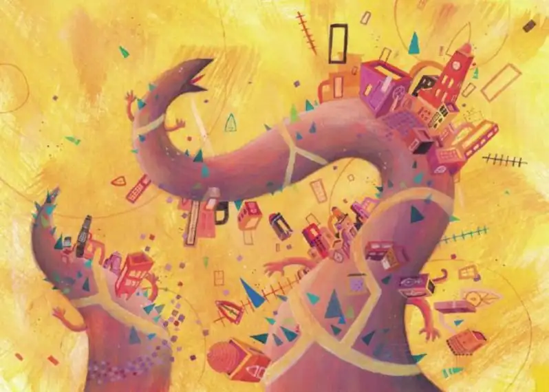 Ce kamishibaï est une aventure interactive ! La Cité Éternelle est un conte original où chaque choix fait de vous le héros.