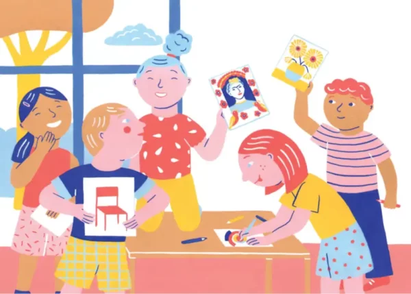 Découvrez l'art en classe ! Ce kamishibai sur une visite au musée est une belle histoire sur la différence et le vivre ensemble.
