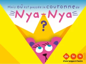 Une histoire de détective ! Ce kamishibaï plurilingue met un renard qui parle anglais à l'enquête. L'enfant l'aide dans son butaï.