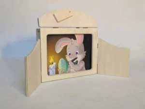 Butaï A4 Artisanal Double Sens. Fait main et compact. Glissement Gauche/Droite pour plus de flexibilité.