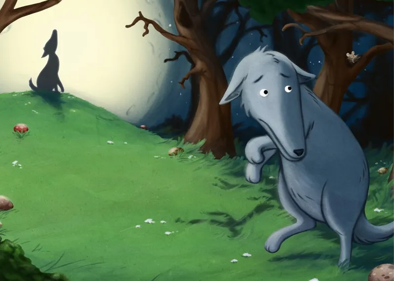 Un kami sur le loup et le cerf ! Dis, sais-tu pourquoi ? Ce kamishibaï pour enfant suscite les questions et l'éveil.