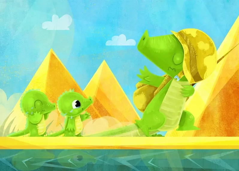 La comptine des crocodiles en kami ! Ah les crocodiles est une lecture ludique, idéale comme cadeau pour l'enfant.