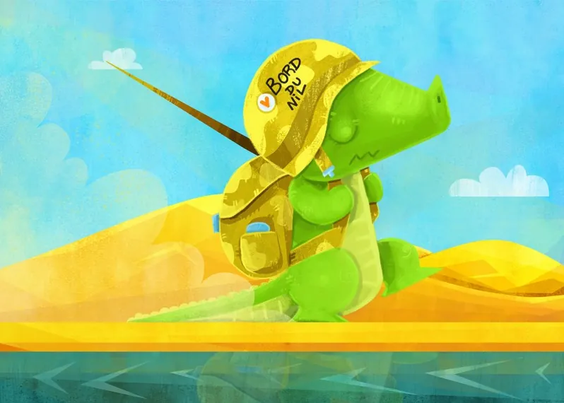 Ce kami comptine est idéal pour l'éveil du tout-petit. Ah les crocodiles fait chanter et raconter les enfants en groupe.