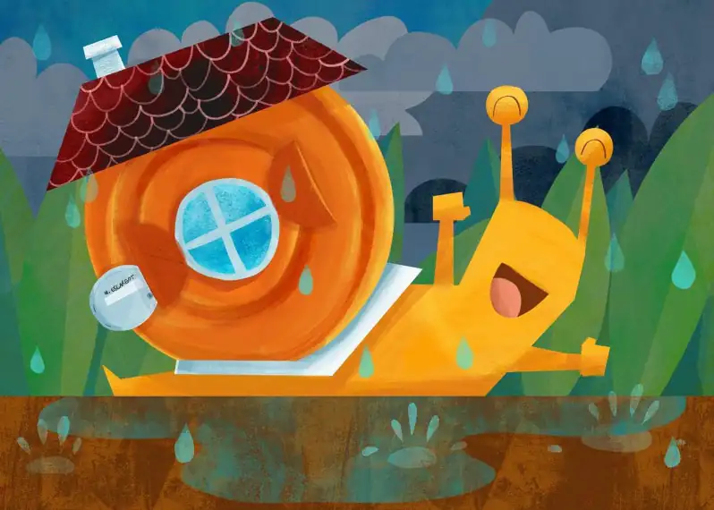 Ce kamishibaï chanson Petit escargot est essentiel pour l'école. L'escargot rend la lecture animée en groupe.