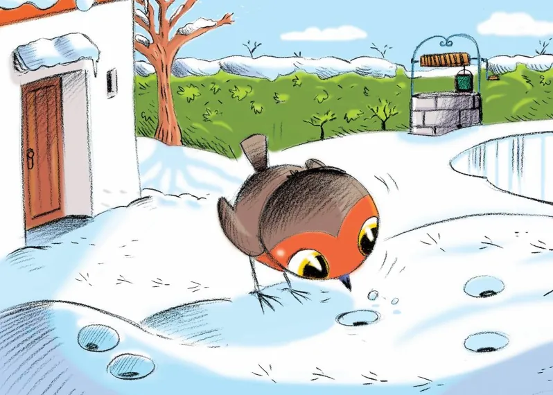 Happy le rouge gorge a des émotions : un cadeau original pour la crèche. Ce kamishibai animé favorise l'éveil.