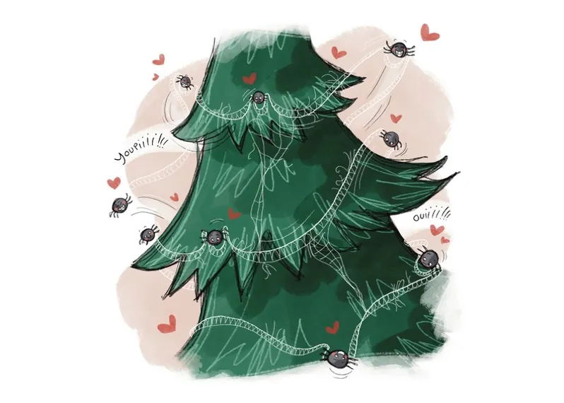 La légende des guirlandes de Noël : un conte essentiel pour raconter Noël ! Ce kami est un cadeau pour l'enfant.