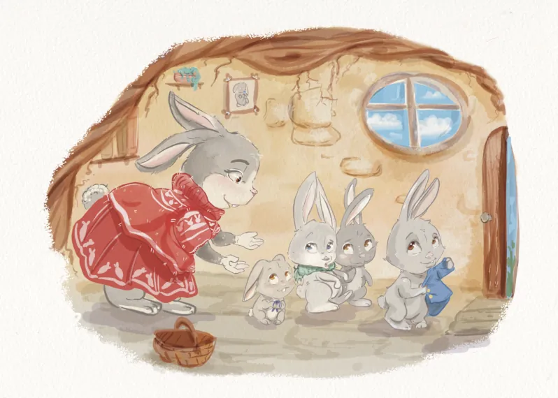 Ce kamishibaï pour enfant est l'adaptation d'une histoire de lapin par Beatrix Potter. Idéal pour l'école et la lecture.