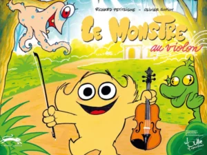 Le monstre au violon : un kami sur la musique et la différence. Un récit des Éditions de la Gouttière pour l'enfant.