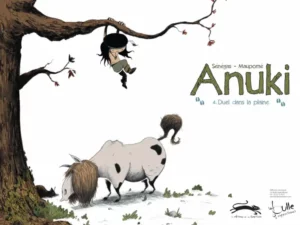 Anuki, Duel dans la plaine est un kamishibaï bd dynamique. Ce récit d'indien par Bulle Expositions passionne l'enfant à l'école.